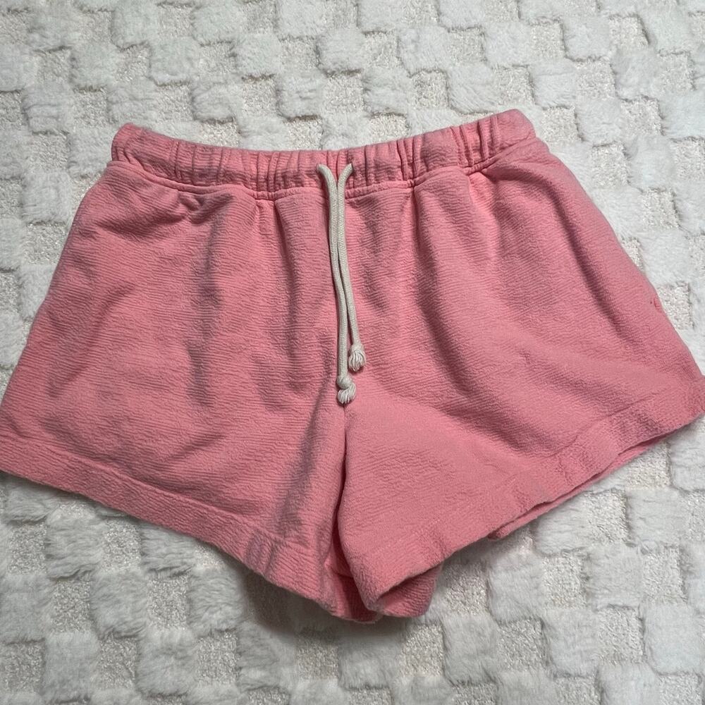 Aerie Pink Lounge Shorts Medium Drawstring Elastic Waist Pull On